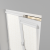 Рулонная штора «UNI 1» фурнитура Белая. Ткань коллекции «Фрассино» Жемчуг глянец