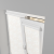 Рулонная штора «UNI 1» фурнитура Белая. Ткань коллекции «Фрассино» Жемчуг