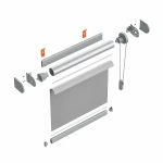 Скоба для профиля монтажного MR (Белый)