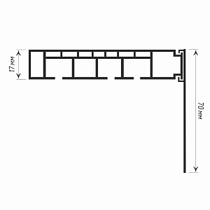 изображение декоративная планка «модерн» на olexdeco.ru