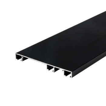 Профиль трехрядный «Верона» (На отрез L=6 м Черный)