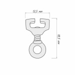 Стопор для профиля «Ай» упак. 100 шт (Белый)