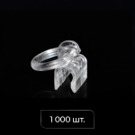 Крючок Y диаметром 4 мм с кольцом 9-13 мм упак. 1000 шт (Прозрачный)