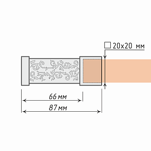 изображение наконечник «трезано» на olexdeco.ru
