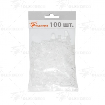 изображение бегунок х-образный белый упак. 100 шт на olexdeco.ru