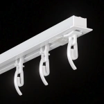 Алюминиевый потолочный карниз «Гипс соло» Белый (230 см ролик)