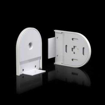 Кронштейны «BCFR» L=40 мм с заглушками для РШ (Белый)