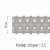 фото лента шторная «ромбовая складка» 20284/90 бобина в интернет-магазине Олексдеко