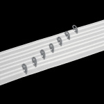 Лента шторная многокарманная бескордовая Oz-is Premium 4381 PA (Белый 1 бобина 50 пог.м)