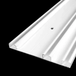 Профиль трехрядный «Верона» (На отрез с отв. L=6 м Белый)