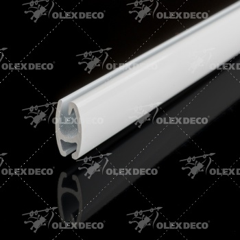 изображение отвес нижний алюминиевый белый l= 4 м на olexdeco.ru