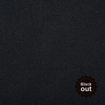 Ткань для рулонных штор коллекция «Плэин» Black Blackout Черный