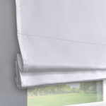 Римская штора белый подъем. мех. «Монро» Dim-out Белый дым (Вена ширина 160 см высота 170 см)