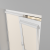 Рулонная штора «UNI 2» фурнитура Белая. Ткань коллекции «Санторини» Бежевый