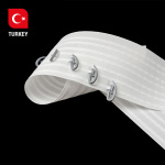 Лента шторная многокарманная бескордовая Oz-is Premium 4381 PA (Белый)