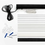 Карниз для рим. шторы д-н «Марсала» Черный (230 см крепление на стену)