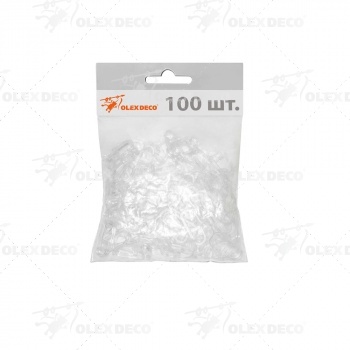 изображение крючок шторный «квадро/мини» упак. 100 шт на olexdeco.ru