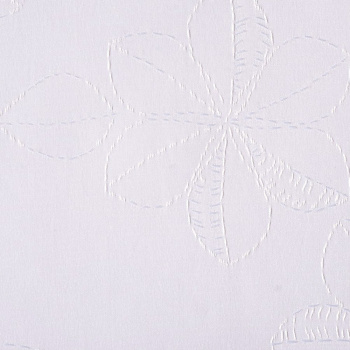 Рулонная штора «Moncada» ø38 фурнитура Белая. Ткань коллекции «Родонит» Белая