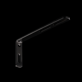 Кронштейн стеновой регулируемый 170х70х18 мм (Черный)