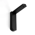 Кронштейн стеновой с заглушкой 60x60 мм (Черный)