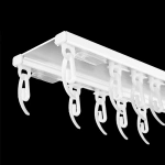 фото алюминиевый потолочный карниз «ультра» двухрядный в интернет-магазине Олексдеко