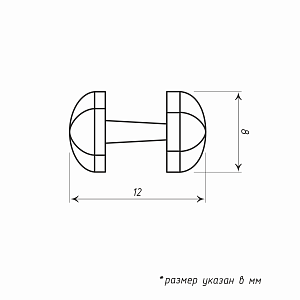 изображение кнопка монтажная упак. 50 шт на olexdeco.ru