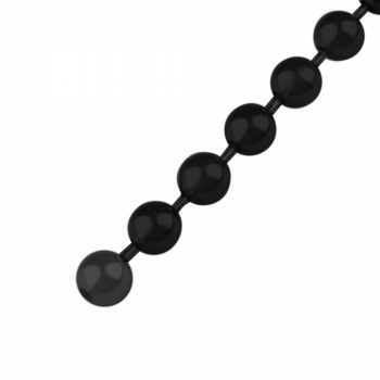 изображение цепь управления металлическая 4,5х6,0 мм черный / бобина 100 пог.м на olexdeco.ru