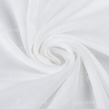 Ткань тюль для штор «Родос» Молочный