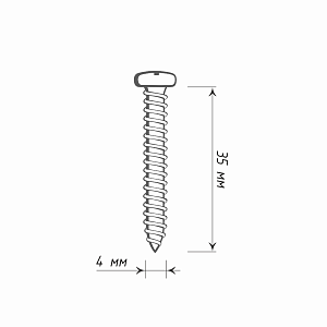 Саморез 4х35 мм