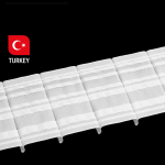 Лента шторная карандашная складка Oz-is Premium 3951P 1:1,65 (Белый 1 бобина 50 пог.м)