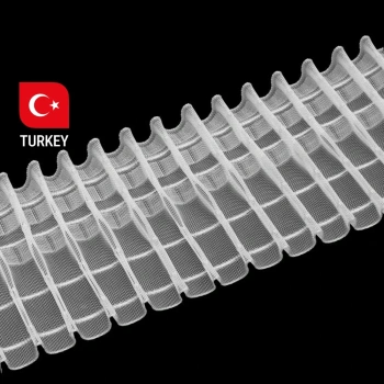 Лента шторная карандашная складка mini Oz-is Premium 4441 MP 1:2 (Прозрачный)