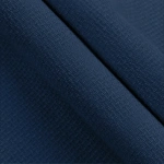 Ткань для штор коллекция «Бруклин» Блэкаут (Blackout) Синий