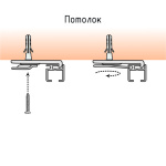 Суппорт «Барселона»/«Европа» металлический