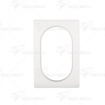 изображение люверсы универсальные «овал» белый упак. 10 шт на olexdeco.ru