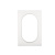 фото люверсы универсальные «овал» белый упак. 10 шт в интернет-магазине Олексдеко