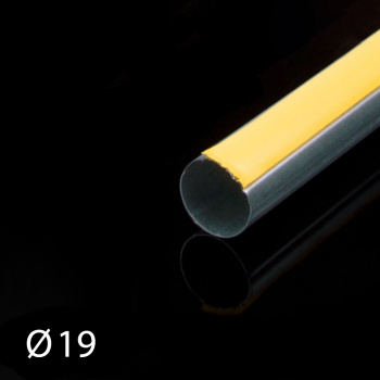 Труба ø19 мм стальная с клейкой лентой L=4 м для рулонной шторы «Мини» (Металл)