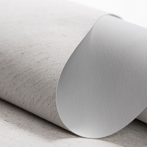 Ткань для рулонных штор коллекция «Лен» Blackout Бежевый