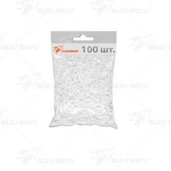 изображение крючок для штор «граль» 5 мм упак. 100 шт на olexdeco.ru