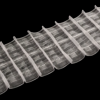 Лента шторная «Карандашная многокарманная складка» 53125/80 (Прозрачный)