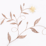 Ткань для штор-кафе коллекция «Romantik» бежево-желтый (Рулон высота 30см)