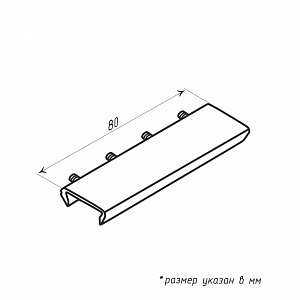 изображение соединитель «отель» алюминиевый на olexdeco.ru