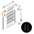 фото плитка подкладочная для направляющей плоской uni besta коричневая в интернет-магазине Олексдеко