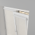 Рулонная штора «UNI 2» фурнитура Белая. Ткань коллекции «Скрин Витара» Белый