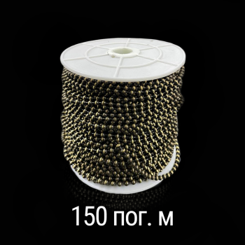 изображение цепь управления металлическая 4,5х6,0 мм антик / бобина 150 пог.м на olexdeco.ru