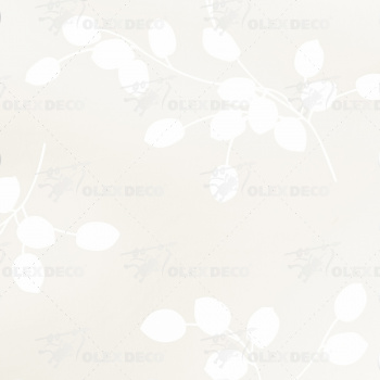 Рулонная штора «MGS» фурнитура Белая. Ткань коллекции «Фрассино» Жемчуг