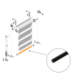 Отвес нижний ø12/15 мм для рул. шторы (L=6 м Черный)