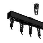 Карниз «Отель Гранд» Черный матовый (450 см ролик ø16,2 мм)