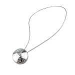 Клипса магнитная «Глория» ø4,5 см для легкого и среднего веса штор с тросом 60 см (ХМ/Х)