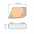 фото заглушка нижняя для с-образной направляющей uni 2 besta коричневая в интернет-магазине Олексдеко