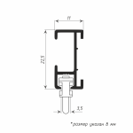 Профиль «Вижн»  (Упак. L= 6 м Белый)